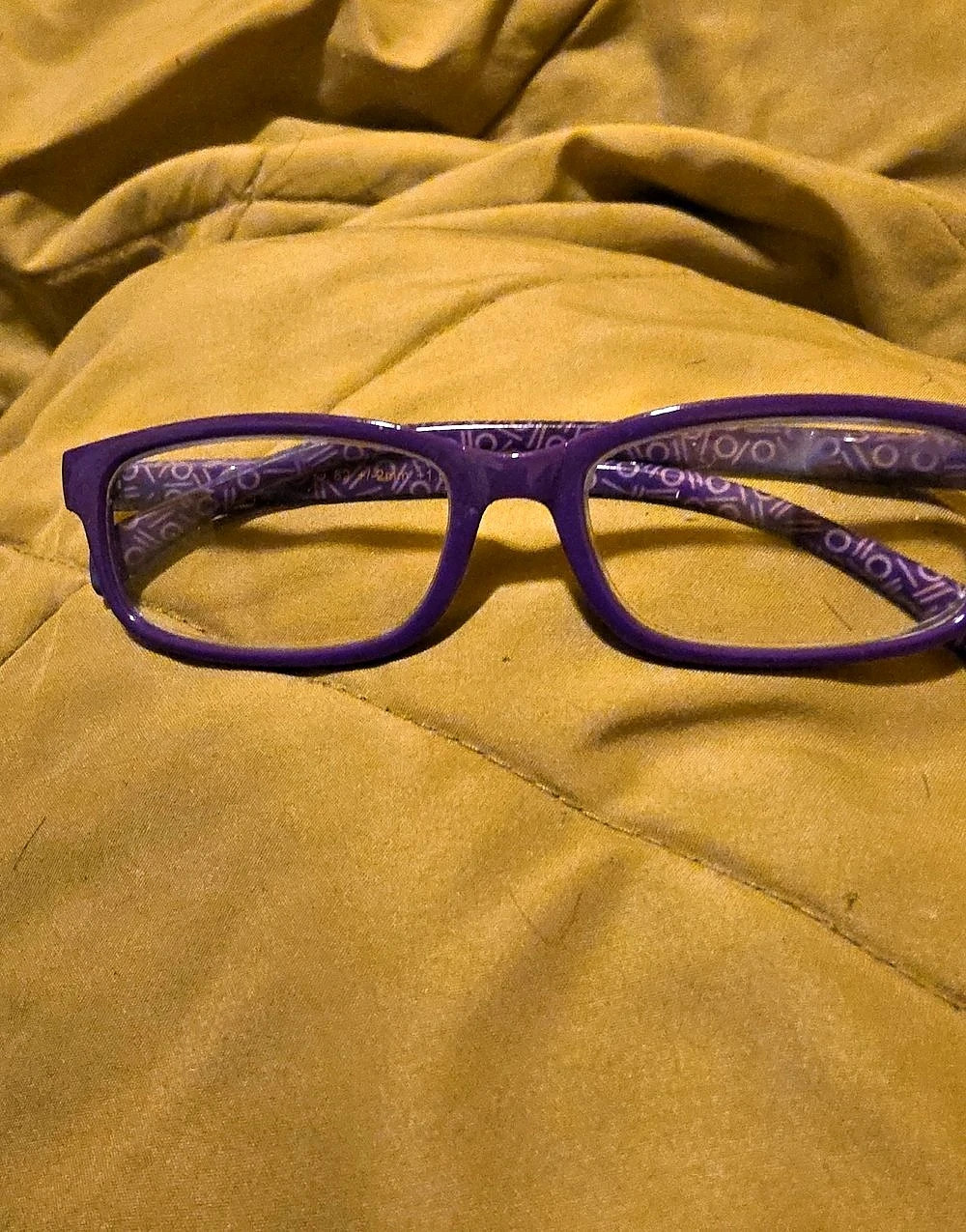 Purple Geometric Glasses